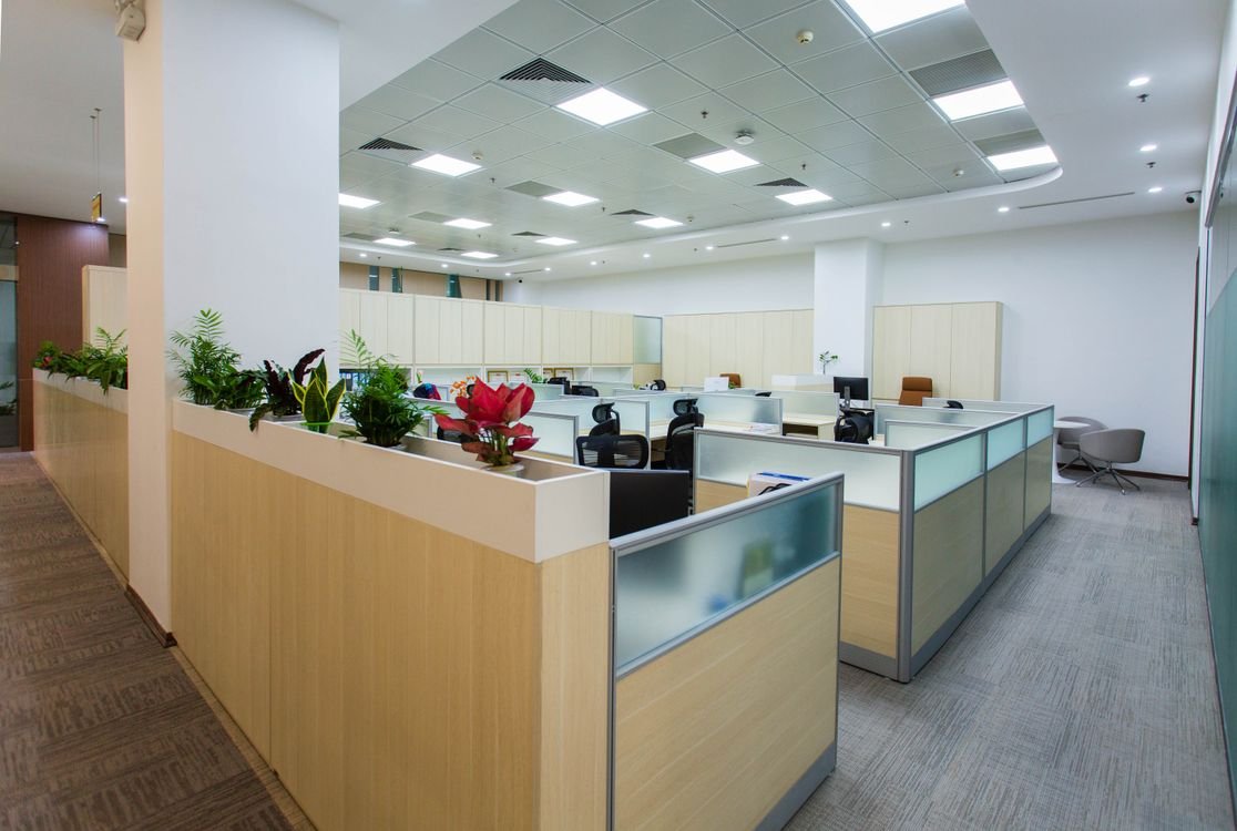 Modern open office interior